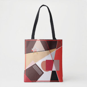 Abstraktens geometriska mönster, silke scarf shawl tygkasse