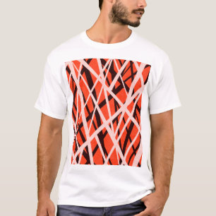 Abstraktens geometriska Papper: High-Res Struktur T Shirt