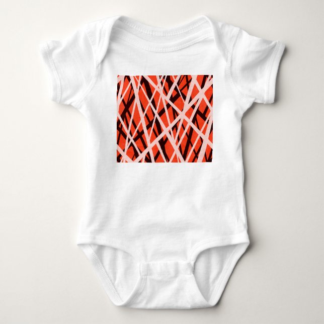 Abstraktens geometriska Papper: High-Res Struktur T Shirt (Framsida)