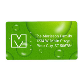 Abstraktens Grönt - begränsa droppar Fraktsedel