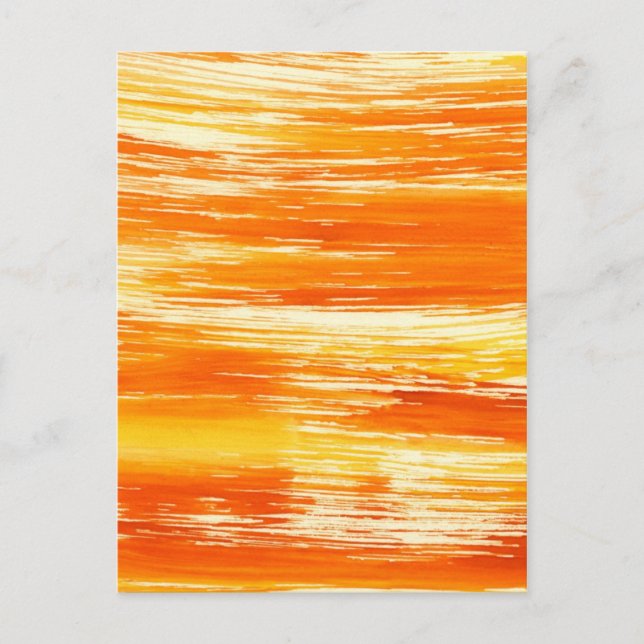 Abstraktens gult bakgrund från vattenfärg vykort (Framsida)