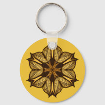 Abstraktens Gult blomma