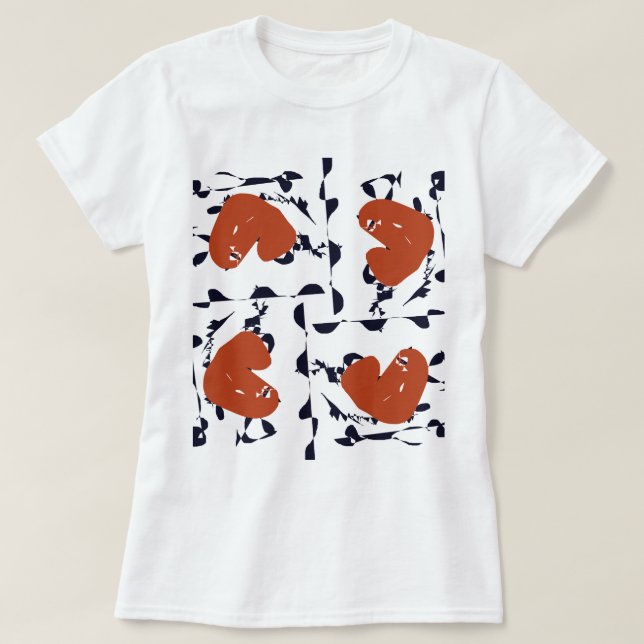 Abstraktens hörn t shirt (Design framsida)