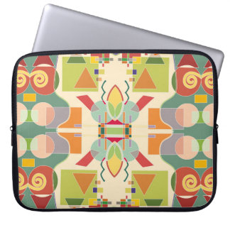 Abstraktens konstnärliga geometriska sömlösa mönst laptop fodral