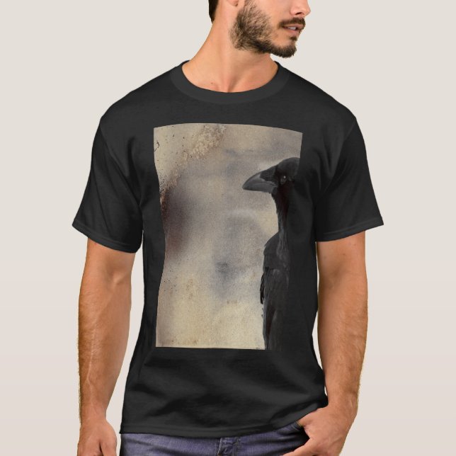 Abstraktens Kråka T Shirt (Framsida)