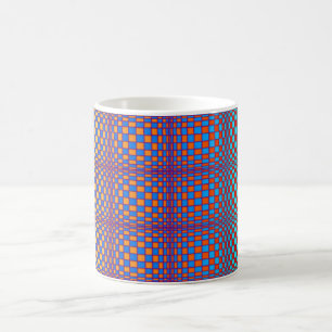 Abstraktens kvadrat 2 kaffemugg