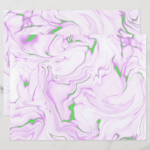 Abstraktens Lila och Grönt - Pappra skrapbok