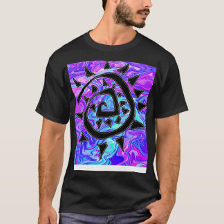 Abstraktens Lila T Shirt