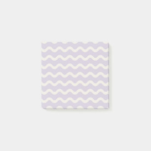 Abstraktens Lila Vågigt Rand moderna minimalister Post-it Block