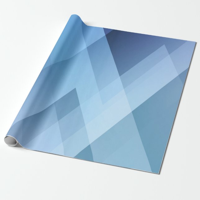 Abstraktens ljusbakgrund. Den blå triangeln mönste Presentpapper (Utrullad)
