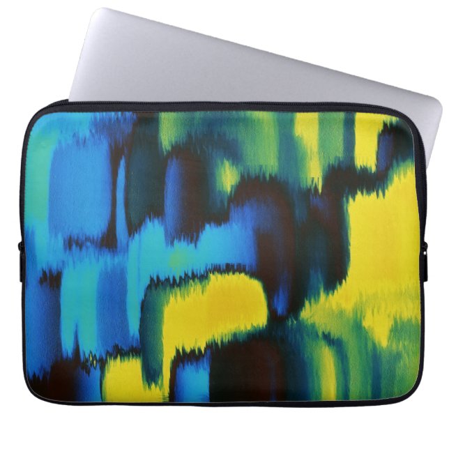Abstraktens målning | Abstrakt Artikel 26 Laptop Sleeve (Framsidan)