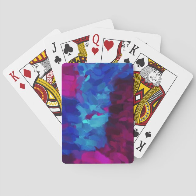 Abstraktens målning | Abstrakt Artikel 6 Casinokort (Baksidan)