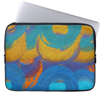 Abstraktens målning | Dynamiskt Färg 22 Laptop Sleeve