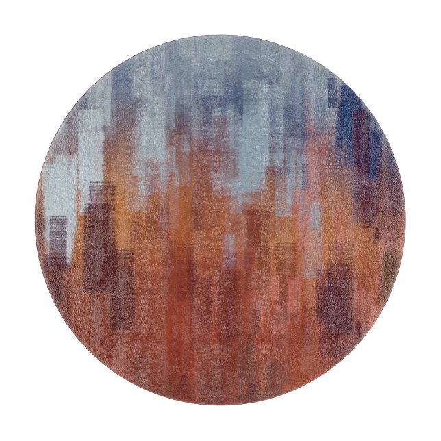 Abstraktens målning, färglös betongvägg. (Framsidan)