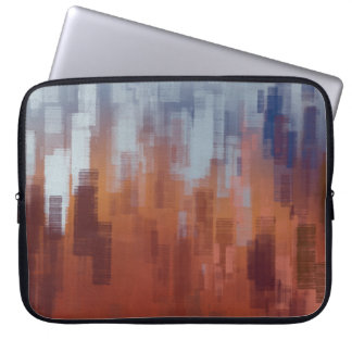 Abstraktens målning, färglös betongvägg. laptop fodral