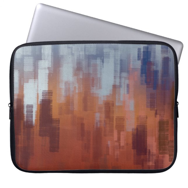 Abstraktens målning, färglös betongvägg. laptop fodral (Framsidan)