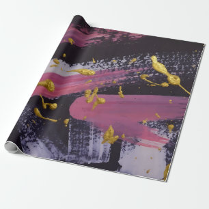 Abstraktens målning. Handgjord struktur. Oljemålni Presentpapper