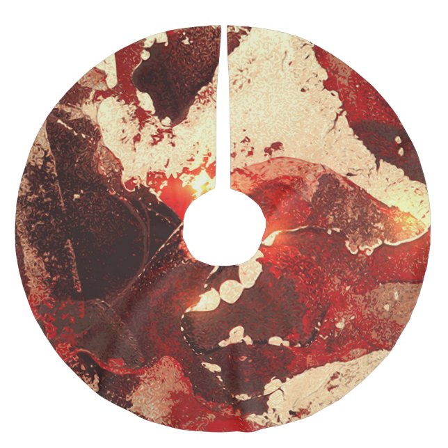 Abstraktens marmorbakgrund. julgransmatta borstad polyester (Framsidan)