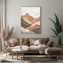 Abstraktens minimalistiska berg