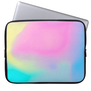 Abstraktens mjuka molnbakgrund i pastellfärgad fär laptop fodral