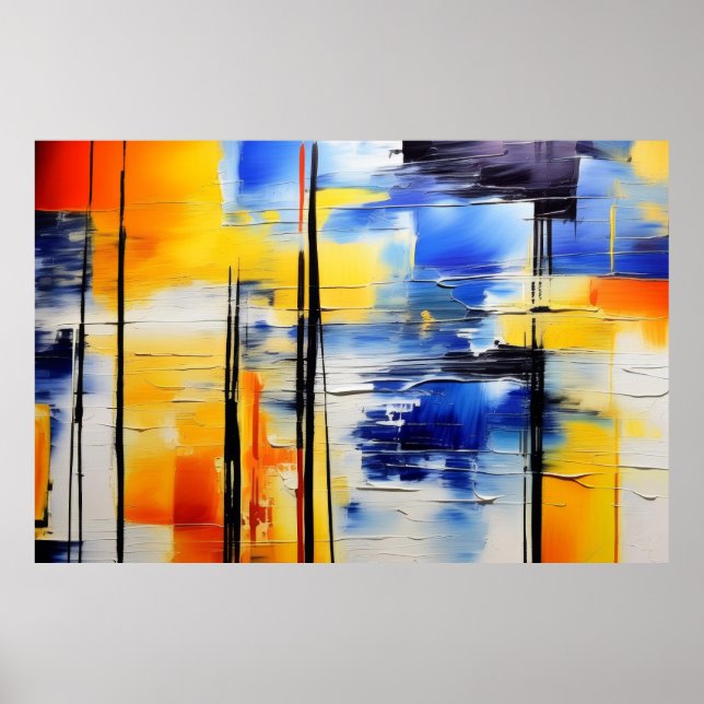 Abstraktens mjukhet poster (Framsidan)