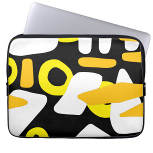 Abstraktens moderna former laptop fodral