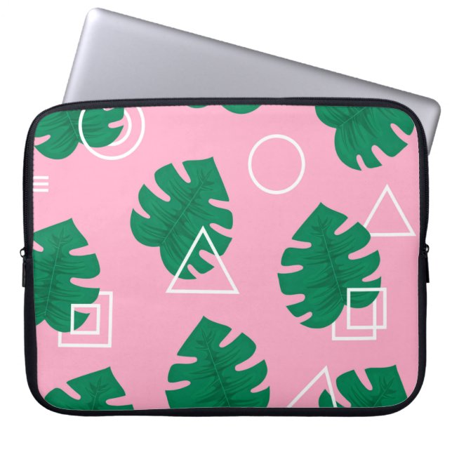 Abstraktens moderna geometrigrupp för stil med tre laptop fodral (Framsidan)