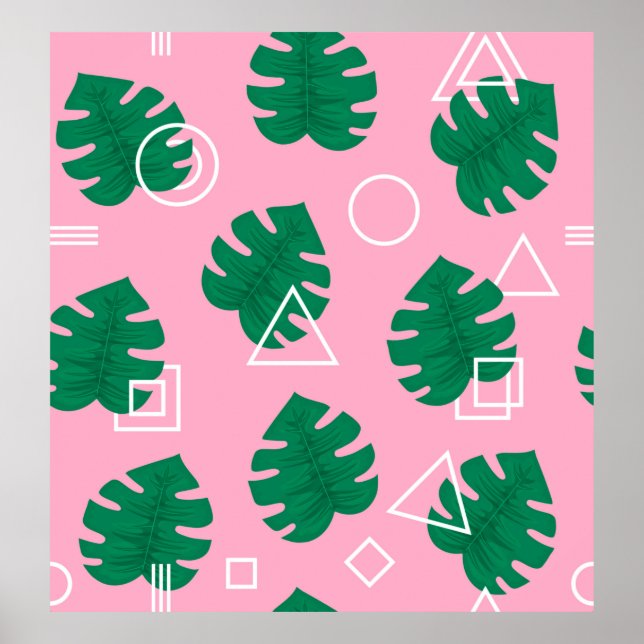 Abstraktens moderna geometrigrupp för stil med tre poster (Framsidan)