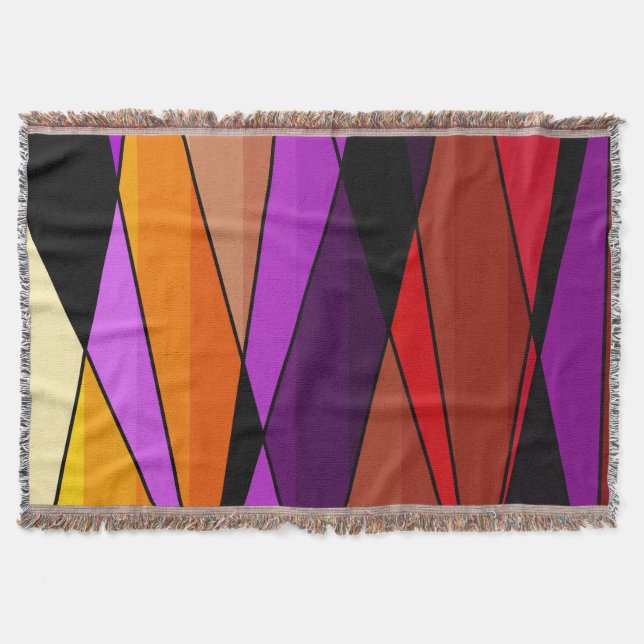 Abstraktens moderna geometriska former trianglar o filt (Framsidan)