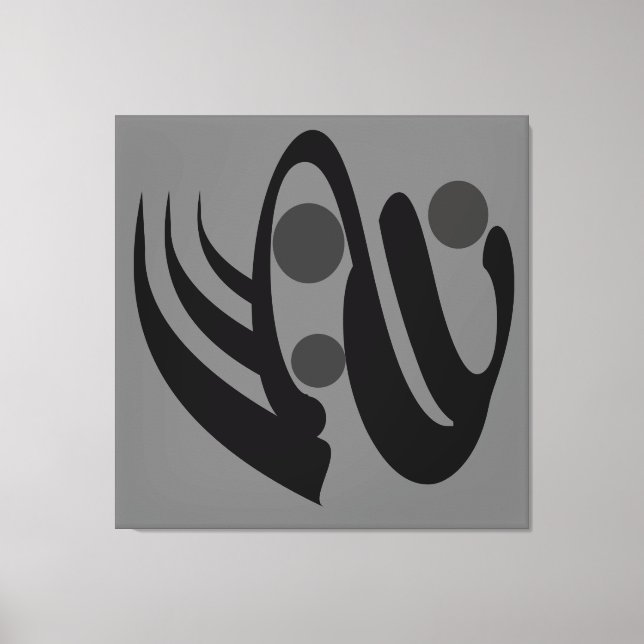 abstraktens moderna geometriska konst canvastryck (Framsida)