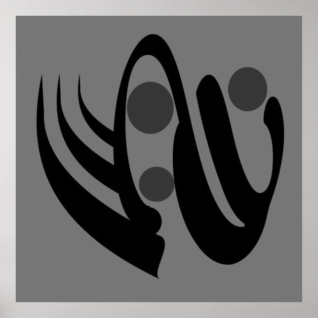 abstraktens moderna geometriska konst poster (Framsidan)