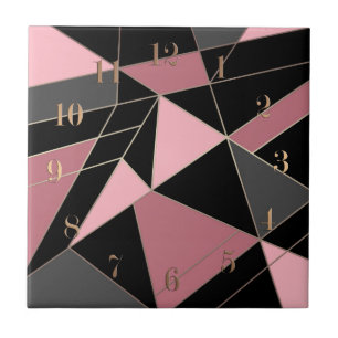 Abstraktens moderna geometriska trianglar skriver kakelplatta