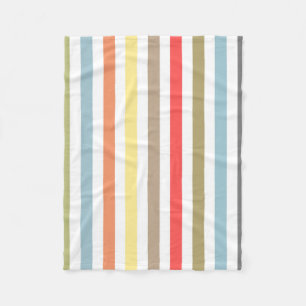 Abstraktens moderna inklädda linjer stripe rand c fleecefilt