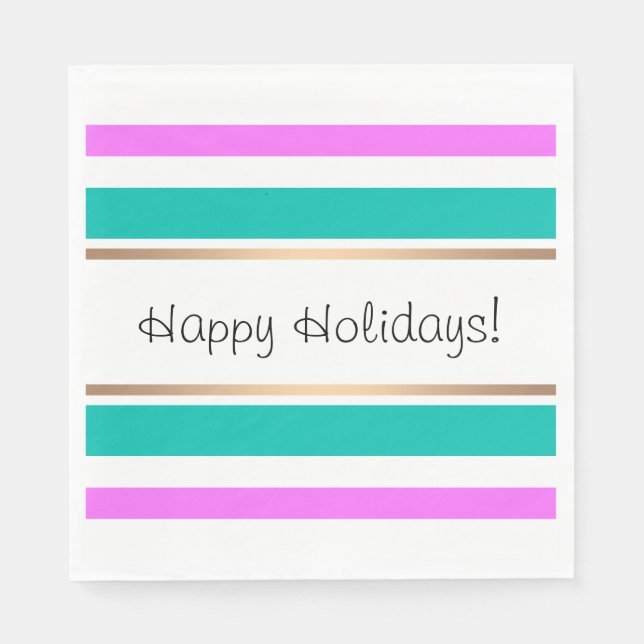 Abstraktens moderna, kantad elegant-roligt söt per pappersservett (Framsidan)