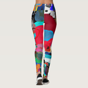 Abstraktens moderna konst är berömvärd leggings