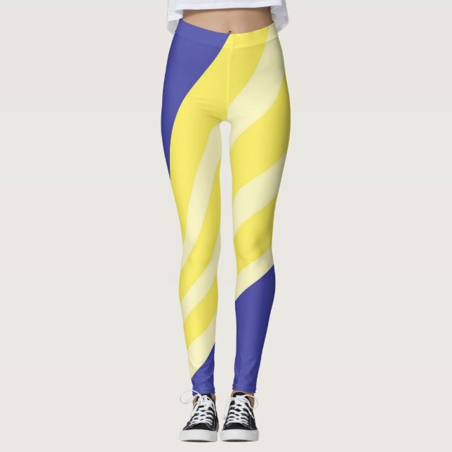 abstraktens moderna konst leggings (Framsida)