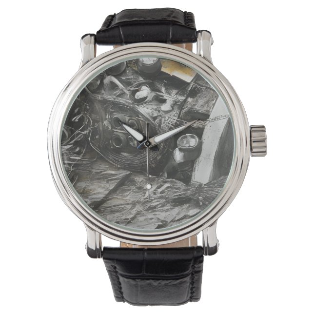 Abstraktens moderna konst mönster armbandsur (Framsida)