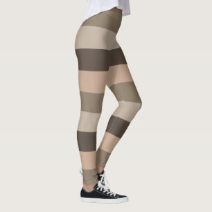 Abstraktens moderna linjer mönster leggings