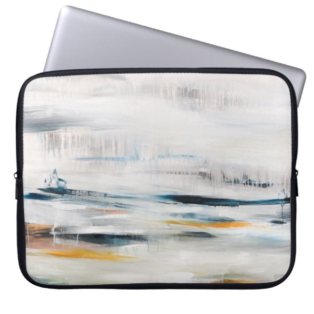 Abstraktens moderna målningsbakgrund. Contemporary Laptop Fodral (Framsidan)