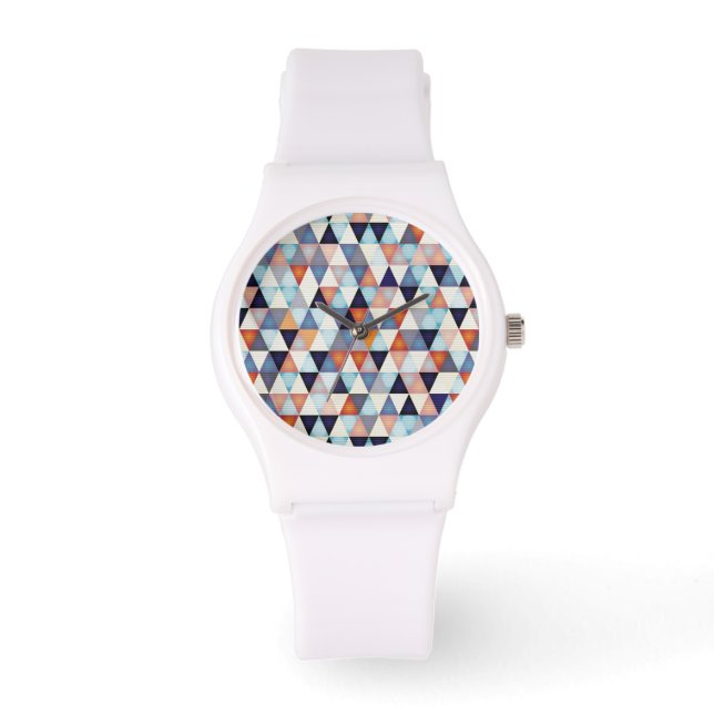 Abstraktens moderna mönster armbandsur (Framsida)
