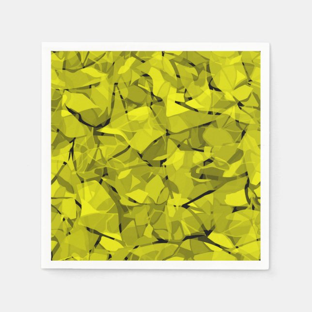 Abstraktens moderna mönster med mosaiskt kristallk pappersservett (Framsidan)