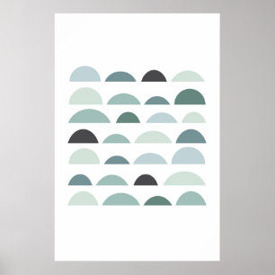 Abstraktens moderna utskrift. Minimalistisk grått- Poster
