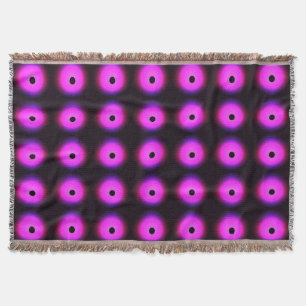 Abstraktens Mörk Rosa: Gloserande sömlös Filt