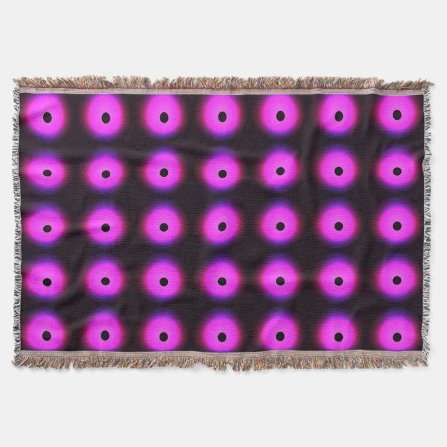 Abstraktens Mörk Rosa: Gloserande sömlös Filt (Framsidan)