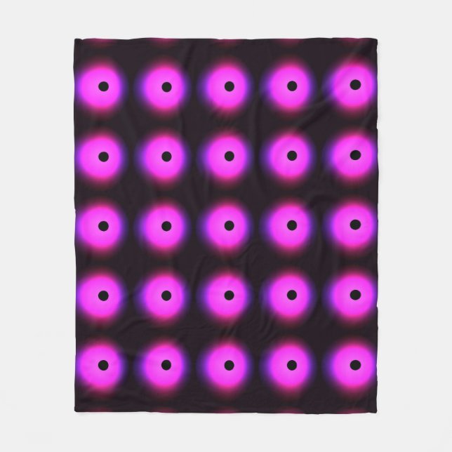 Abstraktens Mörk Rosa: Gloserande sömlös Fleecefilt (Framsidan)