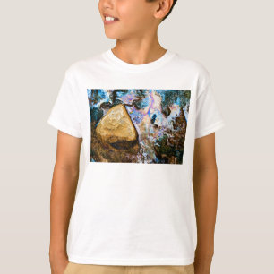 abstraktens natur fortfarande vatten t shirt