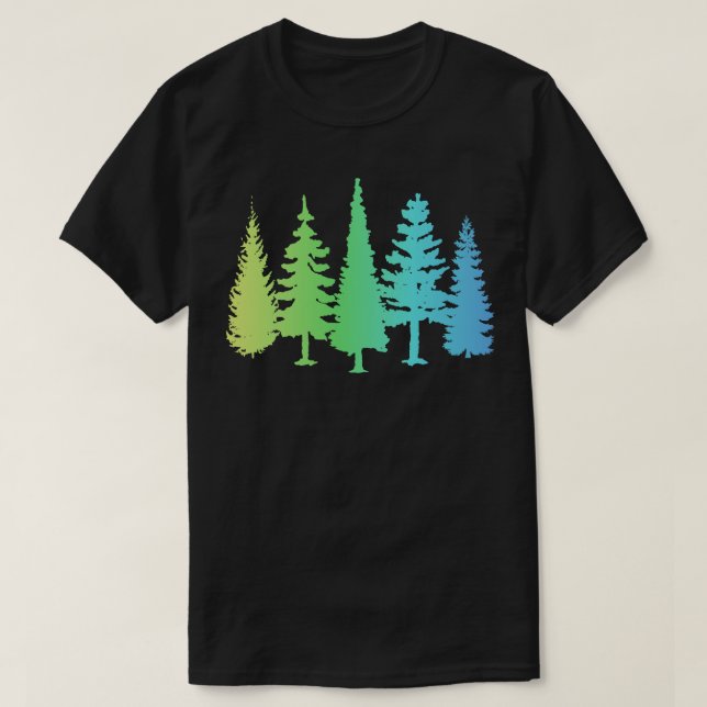 Abstraktens natur - rörelse t shirt (Design framsida)