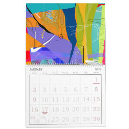 Abstraktens naturkalender kalender