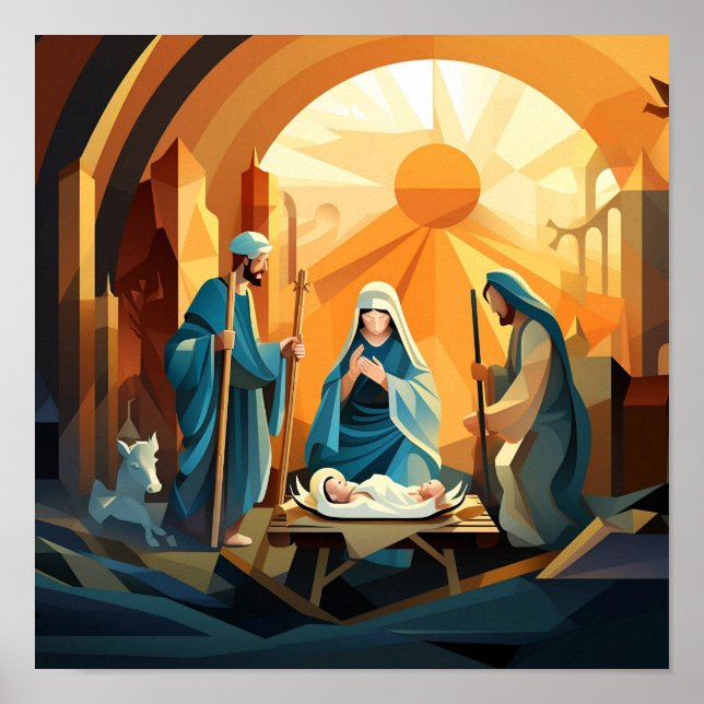 Abstraktens nyskapandescen poster (Framsidan)