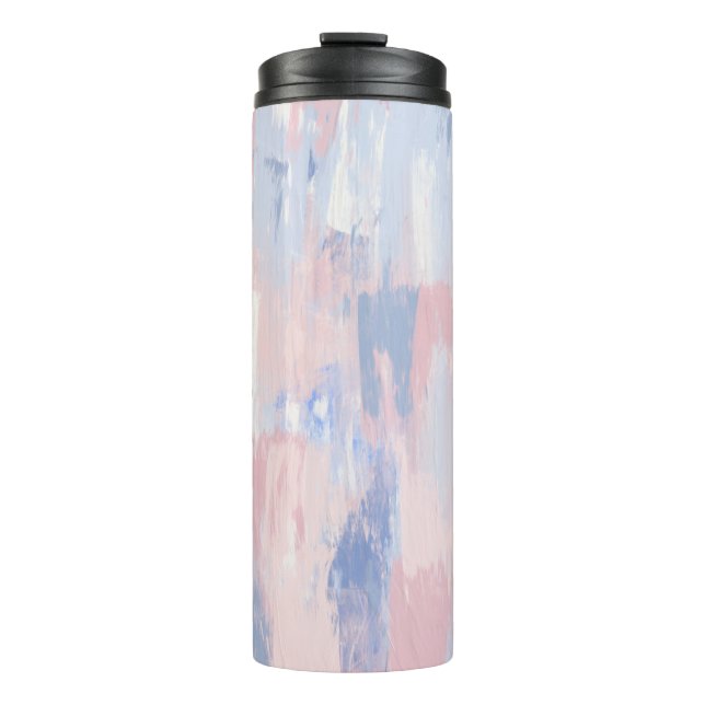 Abstraktens  och blå färglinjer (Framsida)